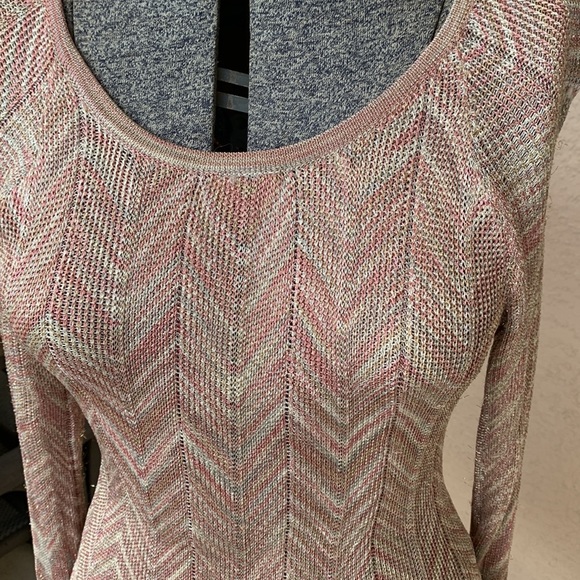 Intrigue long sleeve sweater tunic or dress with asymmetrical hem - Picture 9 of 10